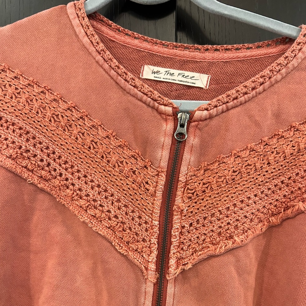 Free People True Blue Cotton Jacket - Picture 3 of 4